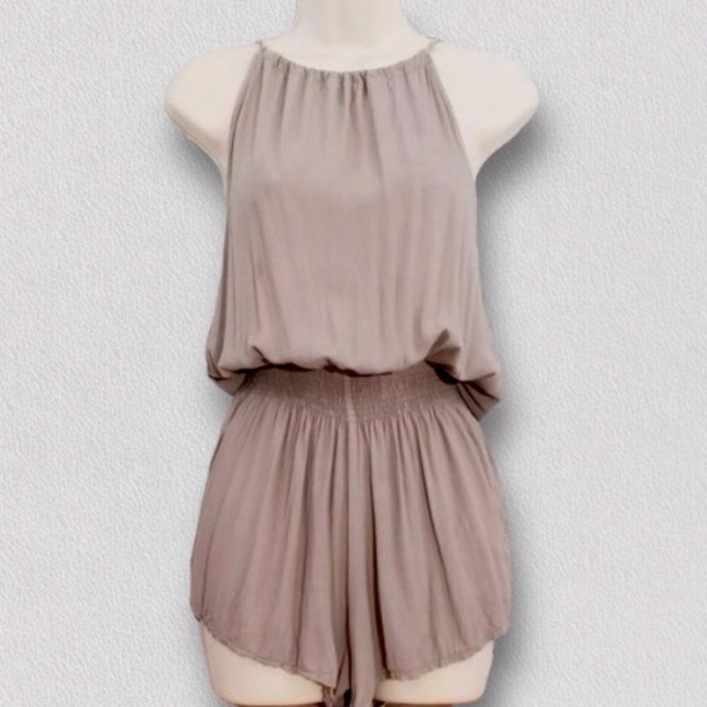 Brandy Melville Blanche Romper (mauve/taupe)